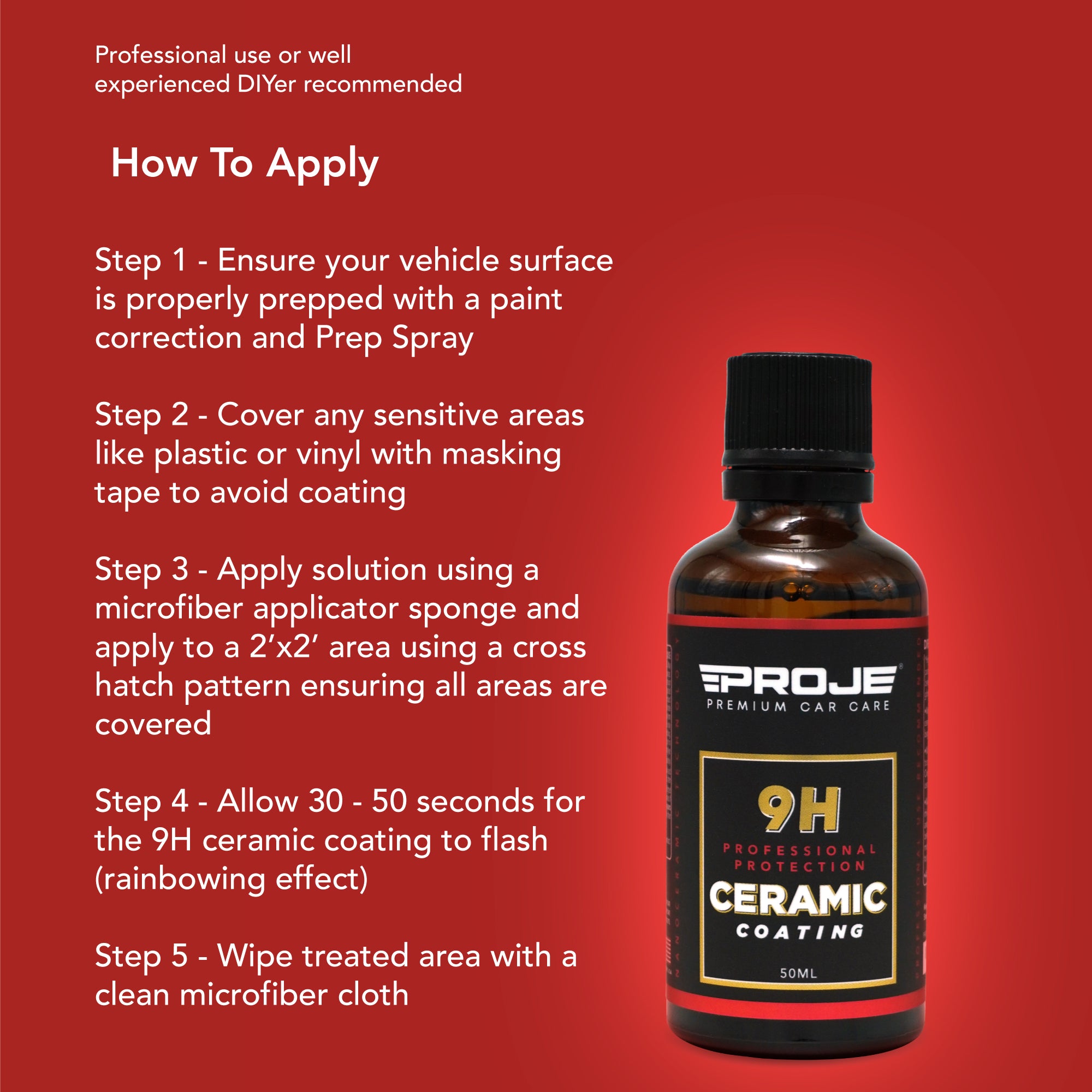 9H Ceramic Coating - 50ml